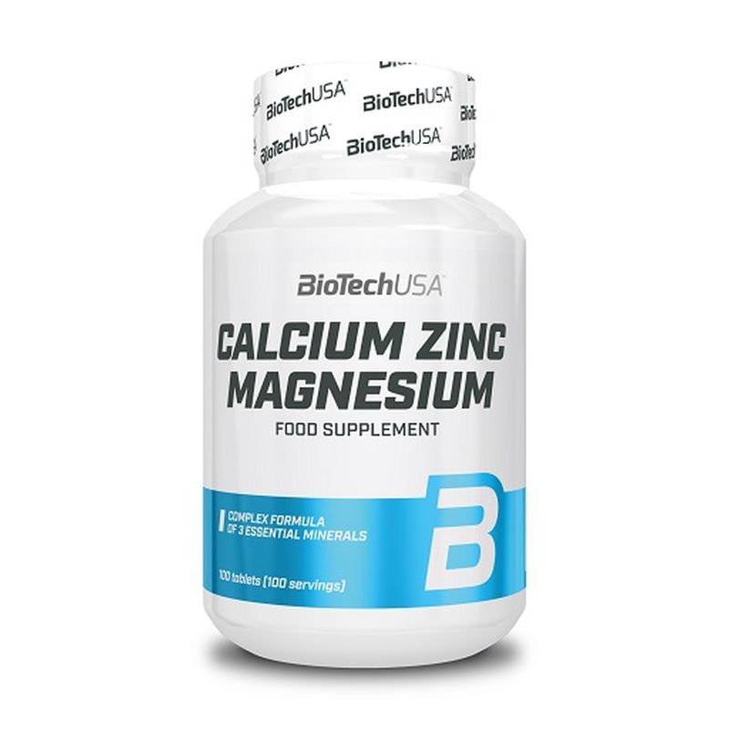 BioTech Calcium Zinc Magnesium - 100 Tabl.