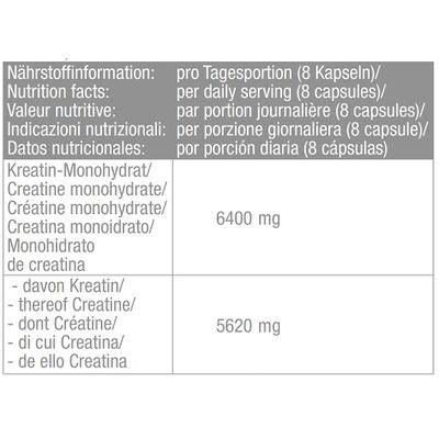 Body Attack 100% Pure Creatine 600 Kapseln