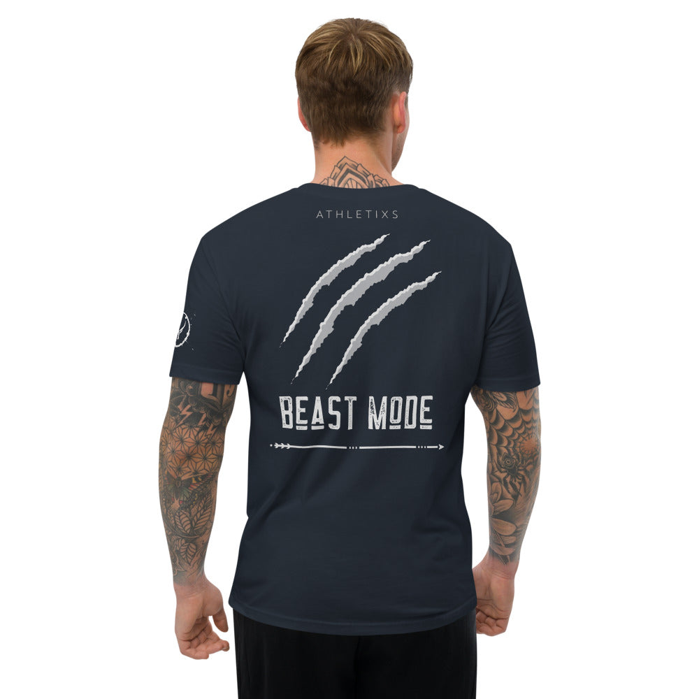 Enganliegendes T-Shirt Athletixs # Beastmodewhite